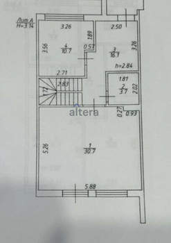 Дом 120м&sup2;, 2-этажный, участок 3 сот.  