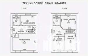 Дом 116м², 1-этажный, участок 3 сот.  