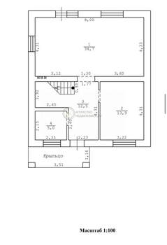 Дом 150м², 2-этажный, участок 5 сот.  