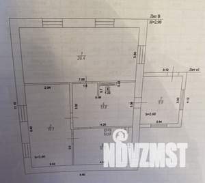 Дом 73м², 1-этажный, участок 6 сот.  