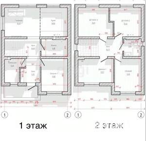 Дом 134м², 2-этажный, участок 5 сот.  