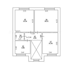 Дом 190м², 2-этажный, участок 0 сот.  