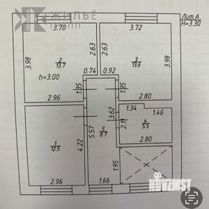 Коттедж 135м², 2-этажный, участок 6 сот.  