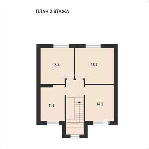 Дом 136м², 2-этажный, участок 5 сот.  