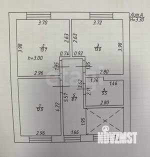 Дом 125м², 2-этажный, участок 5 сот.  