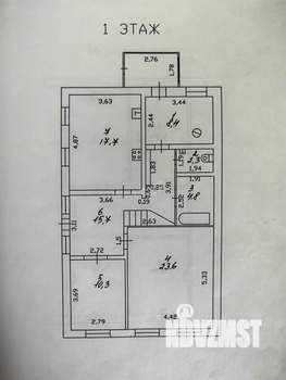 Дом 152м², 2-этажный, участок 5 сот.  