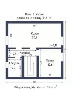 Дом 180м², 3-этажный, участок 7 сот.  