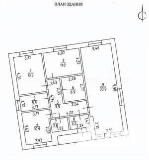 Дом 105м², 1-этажный, участок 7 сот.  