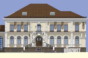 Дом 932м&sup2;, 3-этажный, участок 50 сот.  