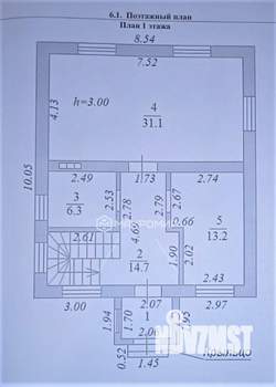 Коттедж 130м², 2-этажный, участок 4 сот.  