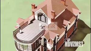 Дом 669м&sup2;, 3-этажный, участок 9 сот.  