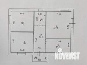 Дом 105м&sup2;, 1-этажный, участок 7 сот.  