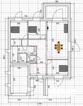 Дом 180м², 1-этажный, участок 9 сот.  
