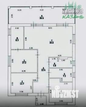 Дом 157м², 1-этажный, участок 10 сот.  