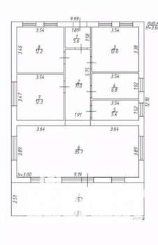 Дом 129м², 1-этажный, участок 5 сот.  