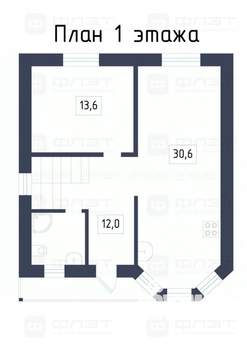 Дом 117м², 2-этажный, участок 4 сот.  
