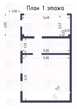 Дом 88м&sup2;, 2-этажный, участок 5 сот.  