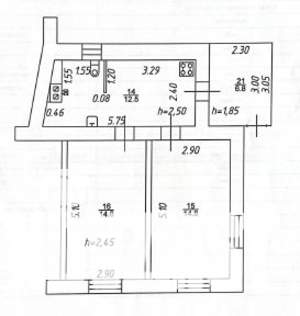 Таунхаус 49м², 1-этажный, участок 9 сот.  