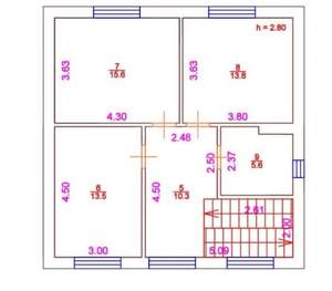 Дом 148м², 2-этажный, участок 4 сот.  