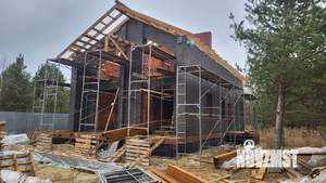 Дом 165м&sup2;, 2-этажный, участок 9 сот.  