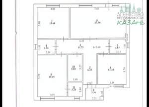 Дом 125м&sup2;, 1-этажный, участок 5 сот.  