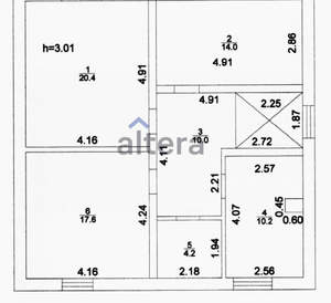 Дом 157м², 2-этажный, участок 10 сот.  