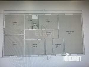 Дом 109м², 1-этажный, участок 4 сот.  