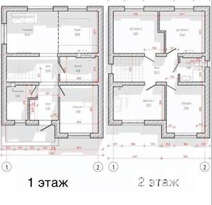 Дом 134м², 2-этажный, участок 5 сот.  