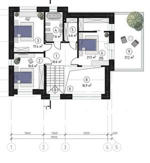 Дом 227м&sup2;, 2-этажный, участок 9 сот.  