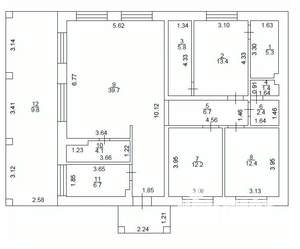 Дом 154м², 1-этажный, участок 8 сот.  