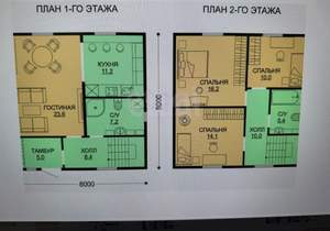 Дом 150м², 2-этажный, участок 5 сот.  