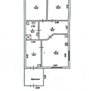 Дача 60м&sup2;, 2-этажный, участок 3 сот.  