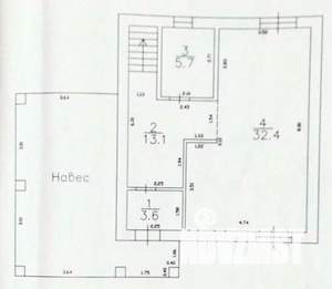 Коттедж 110м², 2-этажный, участок 607 сот.  