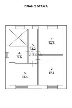 Дом 125м², 2-этажный, участок 4 сот.  