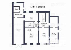 Дом 385м², 2-этажный, участок 7 сот.  