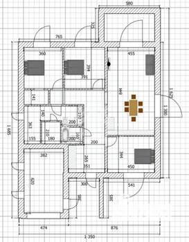 Дом 155м², 1-этажный, участок 9 сот.  