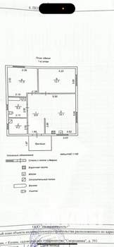 Дача 70м&sup2;, 1-этажный, участок 3 сот.  