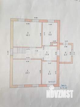 Дом 144м², 2-этажный, участок 4 сот.  