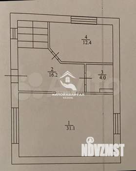 Дом 124м², 2-этажный, участок 4 сот.  