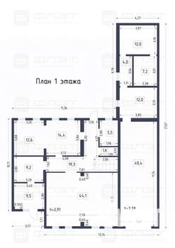 Дом 201м&sup2;, 2-этажный, участок 10 сот.  