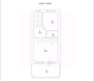Дом 115м&sup2;, 2-этажный, участок 3 сот.  