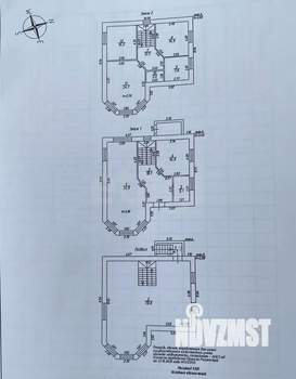 Дом 244м², 3-этажный, участок 7 сот.  