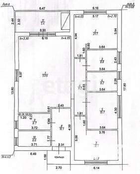 Дом 190м², 1-этажный, участок 5 сот.  