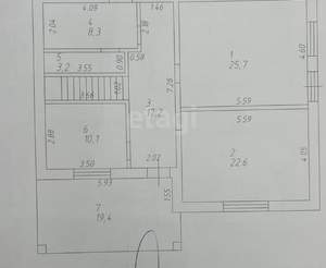 Дом 195м², 2-этажный, участок 8 сот.  