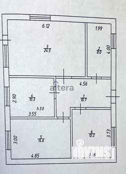 Дом 81м&sup2;, 1-этажный, участок 5 сот.  