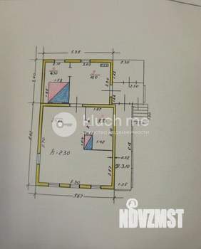 Дом 44м&sup2;, 1-этажный, участок 11 сот.  