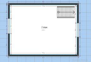 Дом 33м&sup2;, 2-этажный, участок 7 сот.  