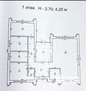 Коттедж 136м&sup2;, 1-этажный, участок 10 сот.  