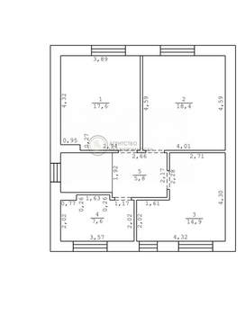 Дом 150м², 2-этажный, участок 5 сот.  