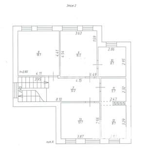 Дом 197м², 2-этажный, участок 10 сот.  